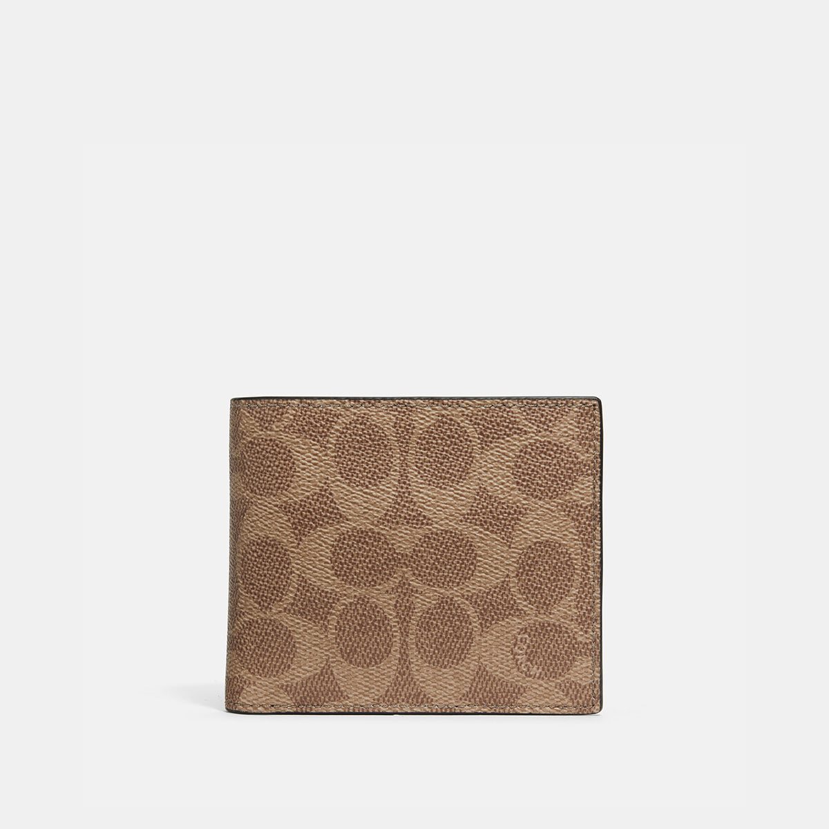 916-3-In-1 Wallet in Signature Canvas-Khaki