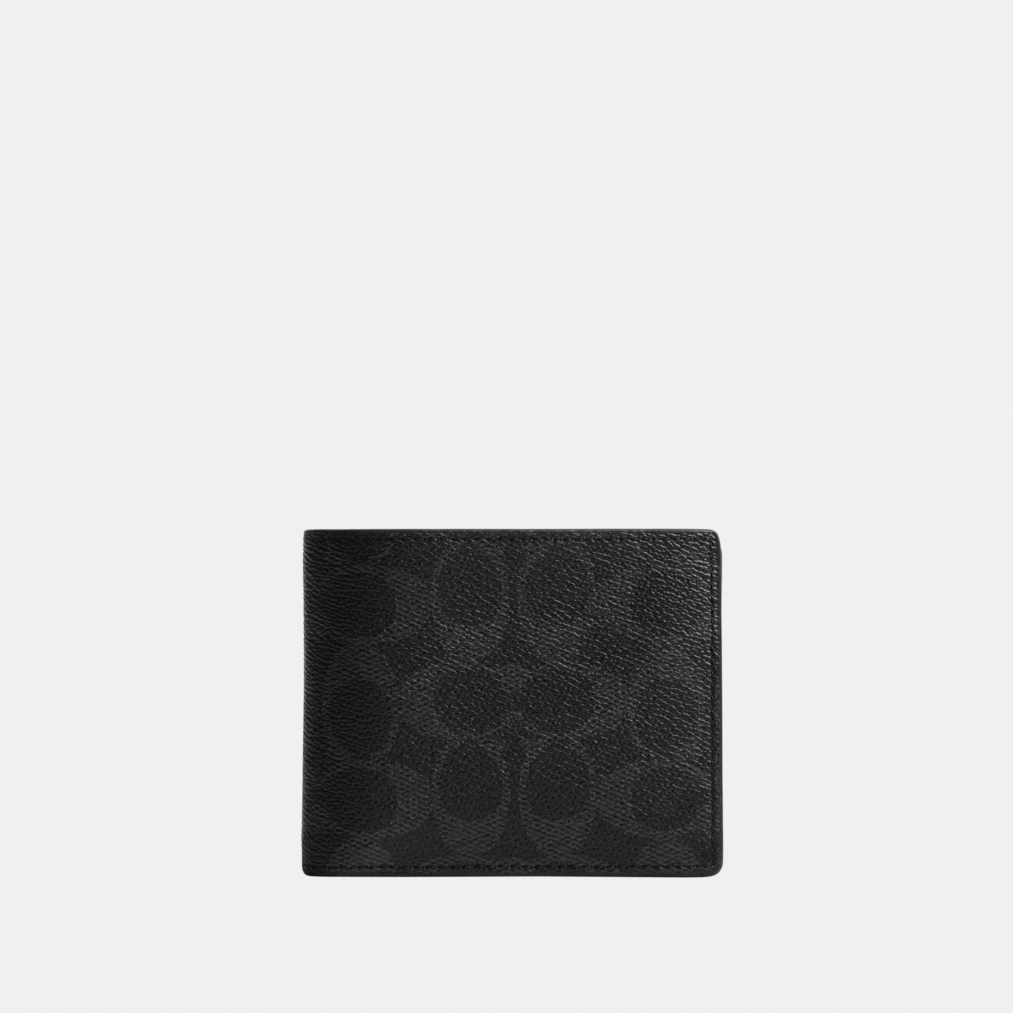 916-3-In-1 Wallet in Signature Canvas-Black Signature