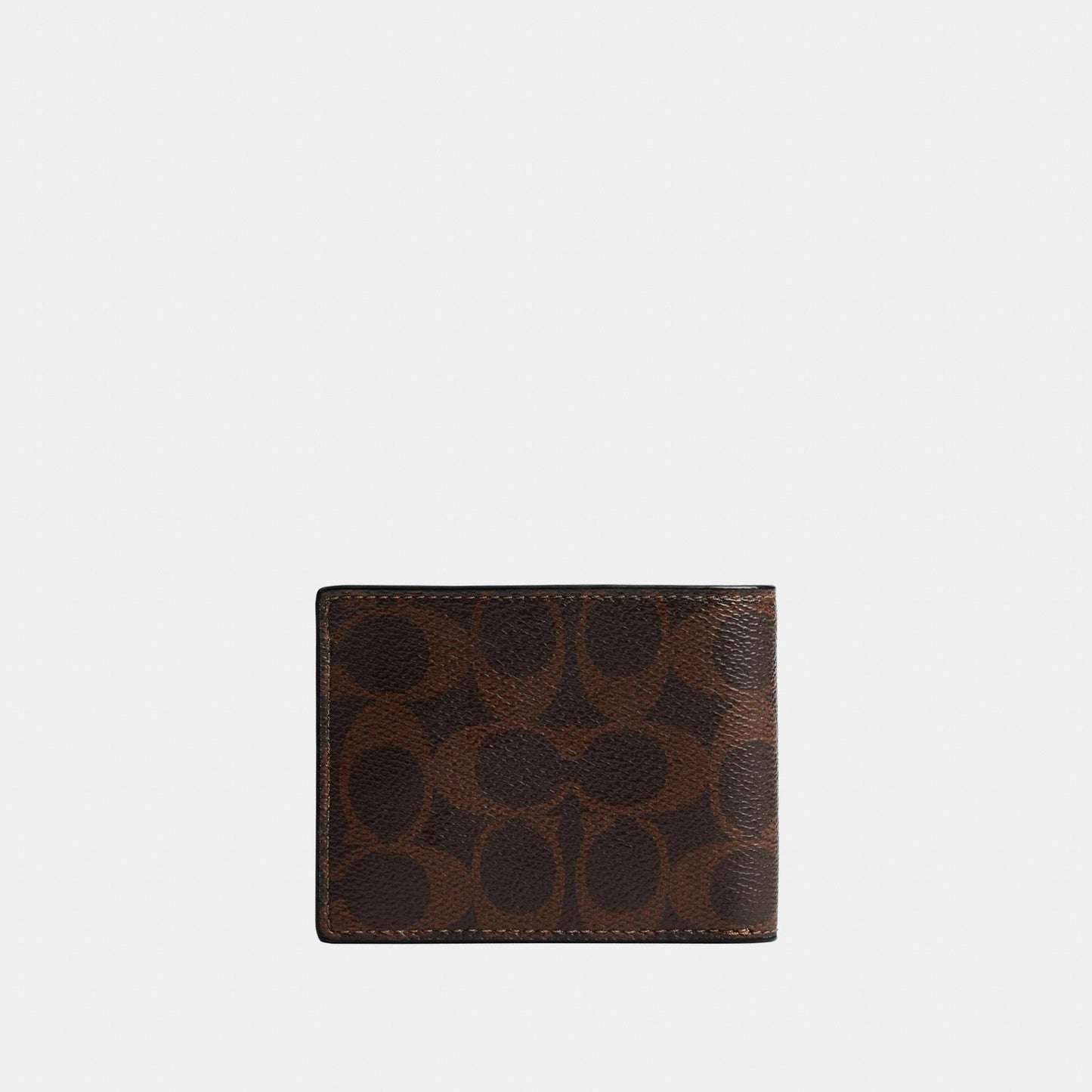 923-Slim Billfold Wallet in Signature Canvas-Maple