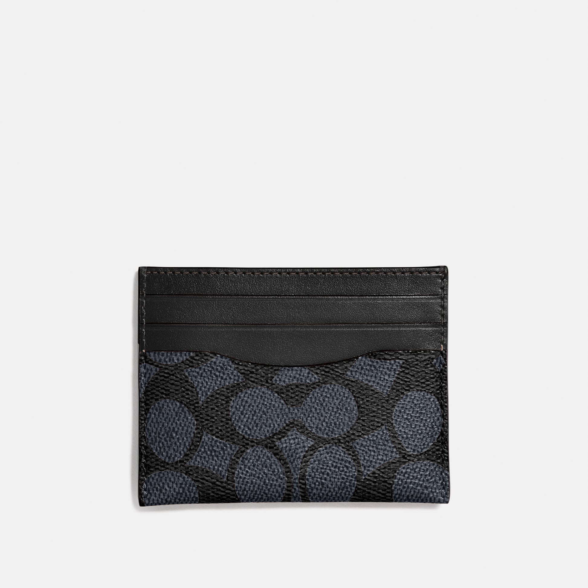 936-Card Case In Signature Canvas-Midnight