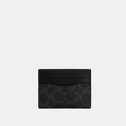 936-Card Case in Signature Canvas-Black Signature