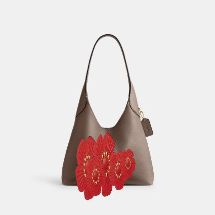 Brooklyn Shoulder Bag 28 with Tea Rose Customizations