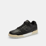 CAQ24-Soho Sneaker With Signature Canvas-Charcoal/Black