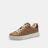 cw970-High Line Sneaker In Signature Canvas-Brown Khaki