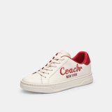 CZ360-New Year High Line Sneaker With Coach Snake Script-Chalk Multi