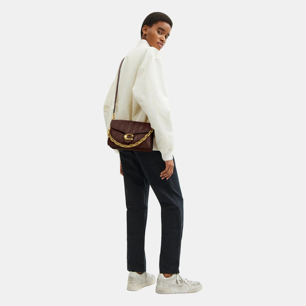 Chain Tabby Shoulder Bag With Quilting