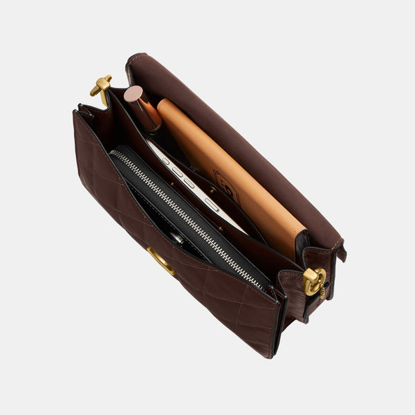 حقيبة كتف "تابي" مبطنة بحزام سلسلة