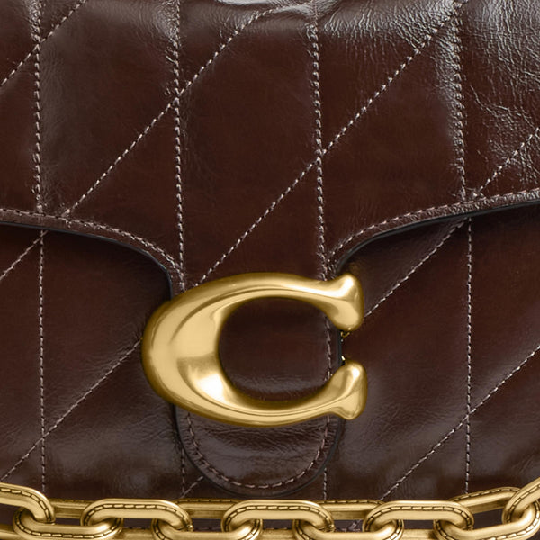 حقيبة كتف "تابي" مبطنة بحزام سلسلة