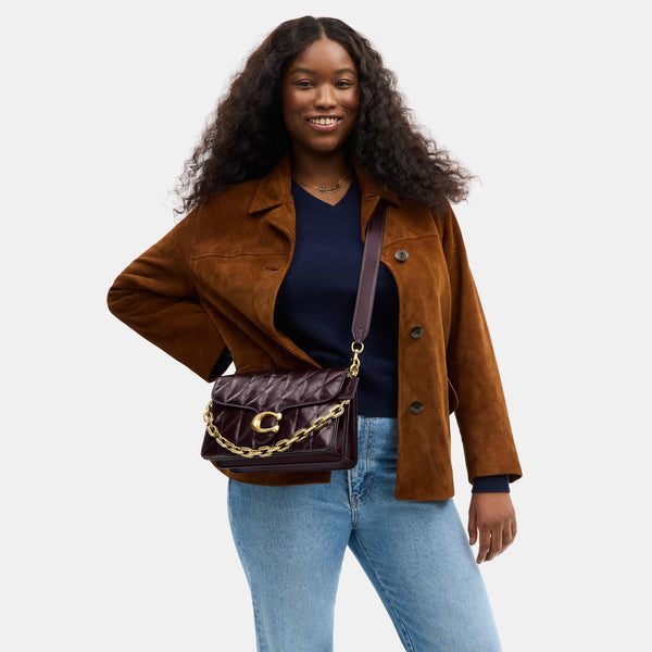 Chain Tabby Shoulder Bag With Quilting