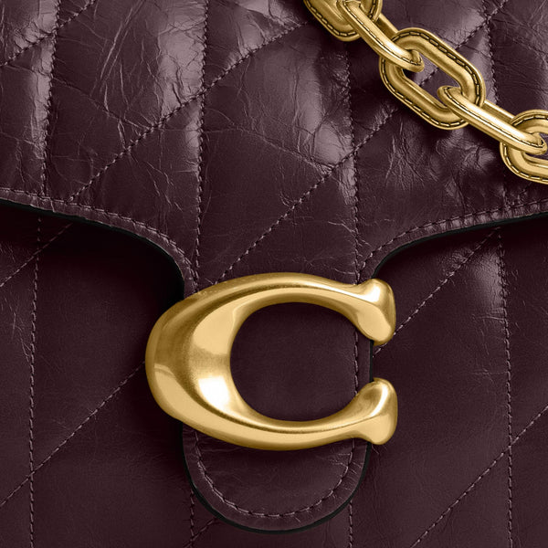 Chain Tabby Shoulder Bag With Quilting