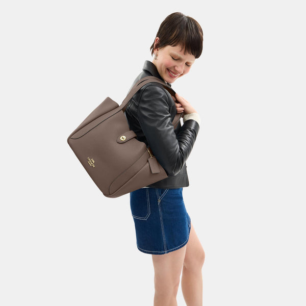 Hadley Turnlock Tote Bag