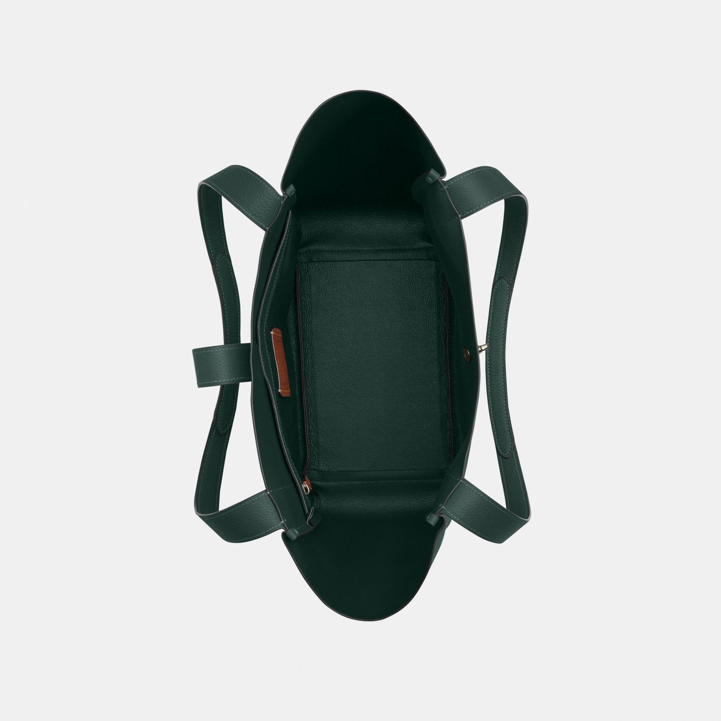 CAL17-Hadley Turnlock Tote Bag-Qb/Dark Teal