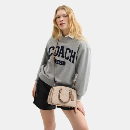 CAL53-Savannah Small Carryall Bag in Signature Canvas-Sv/Sand/Taupe