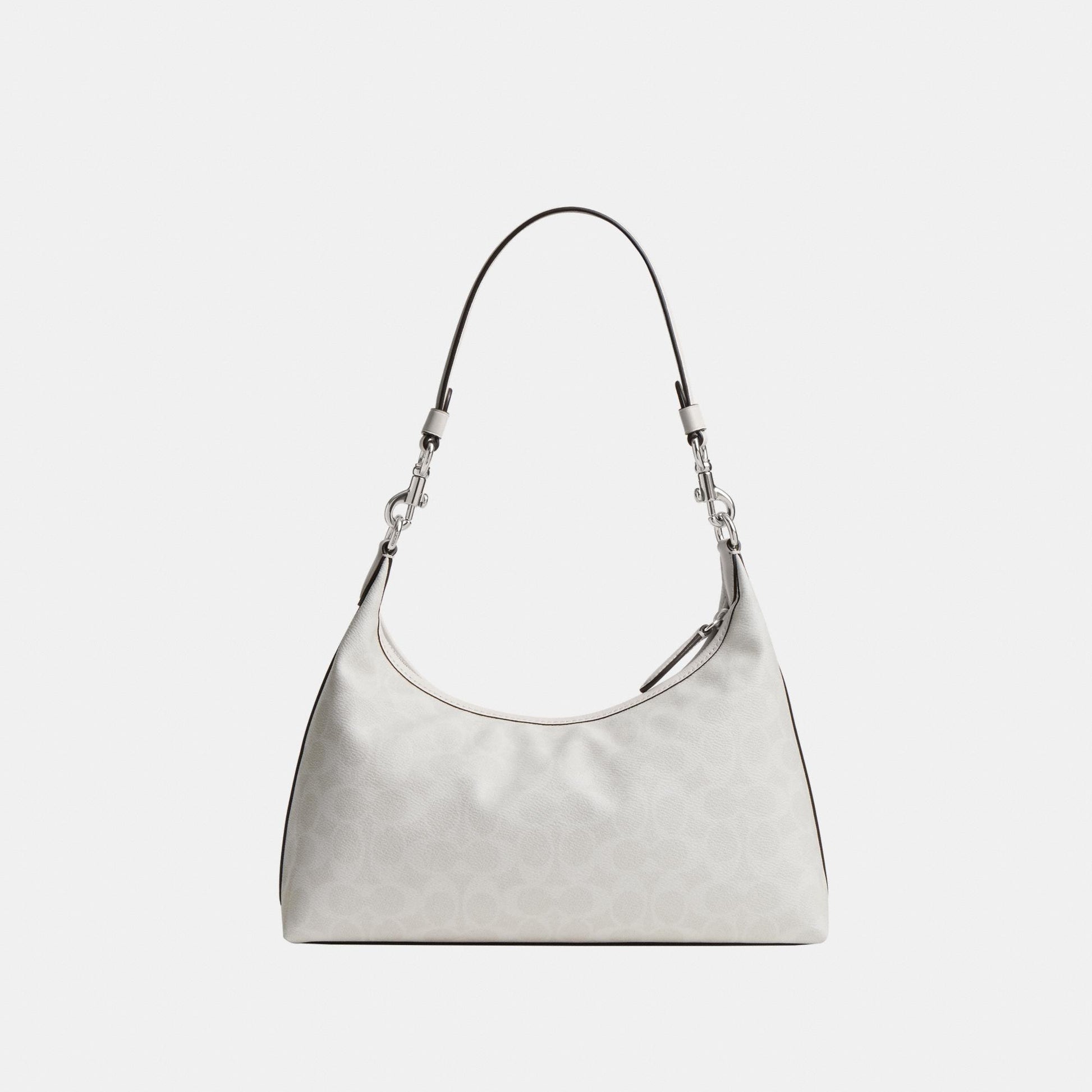 CAM23-Juliet Shoulder Bag in Signature Canvas-Lh/White Chalk