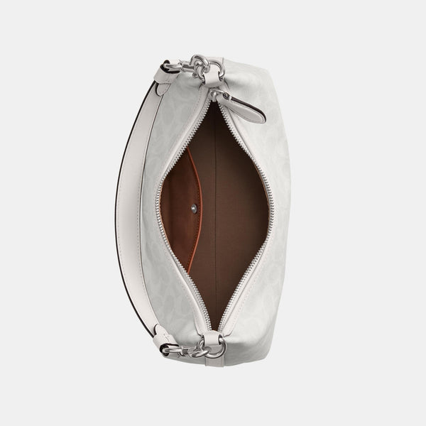 حقيبة كتف "جولييت" من القماش بنقشة كوتش