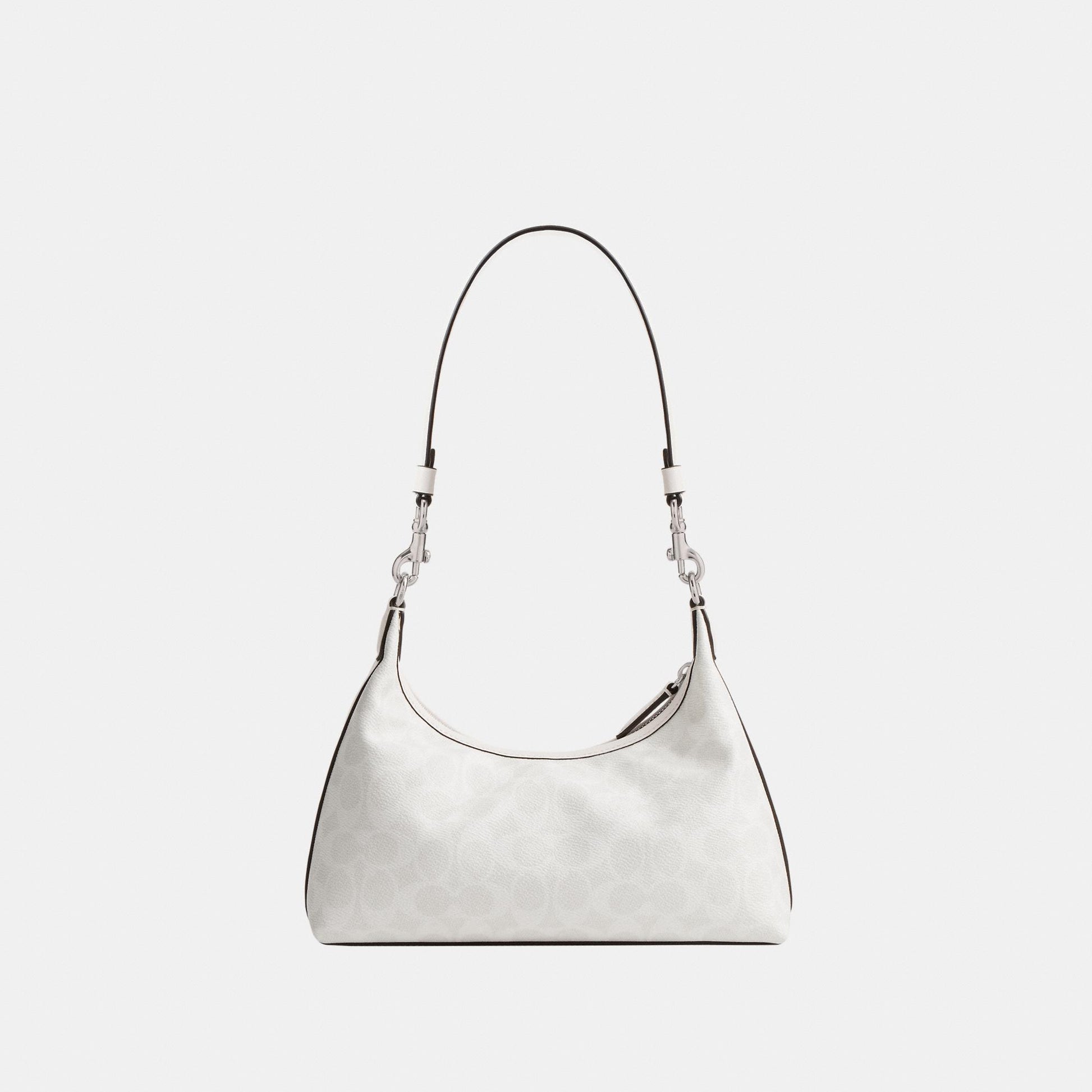 CAM26-Juliet Shoulder Bag 25 In Signature Canvas-Lh/White Chalk