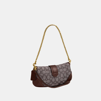 CAN45-Soho Bag 25 In Signature Jacquard-B4/Oak Maple