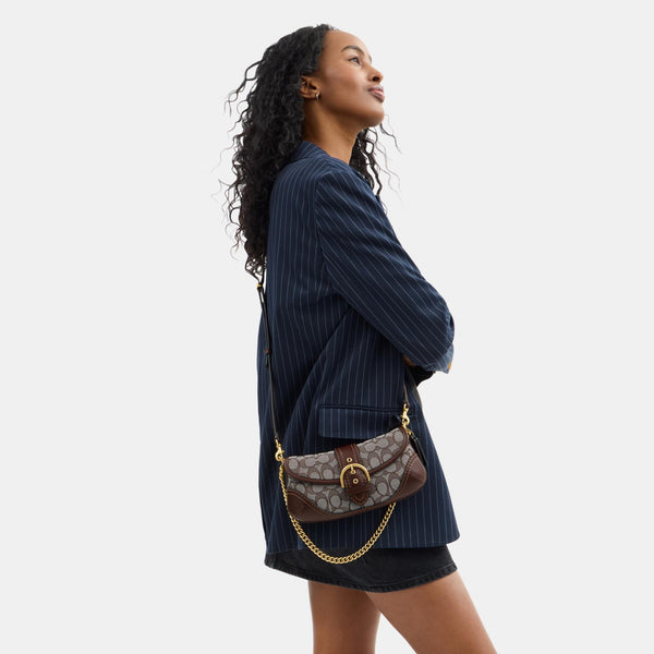 Soho Bag 25 In Signature Jacquard