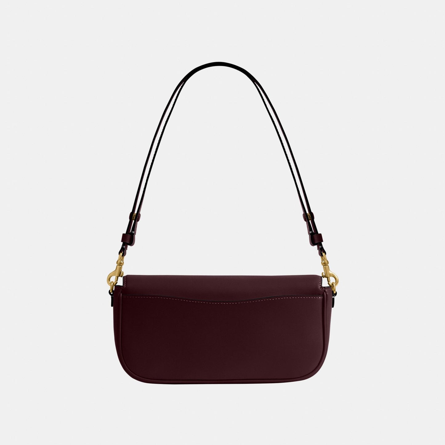 CAN90-Brook Flap Chain Bag-B4/Merlot