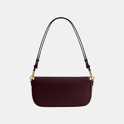 CAN90-Brook Flap Chain Bag-B4/Merlot