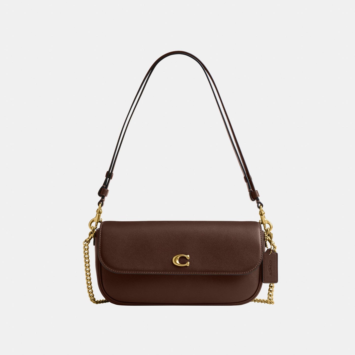 CAN90-Brook Flap Chain Bag-B4/Maple