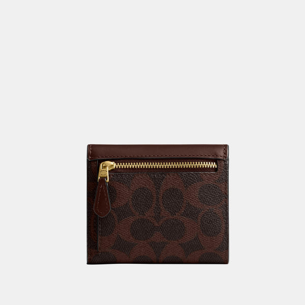 Mila Small Flap Wallet In Signature Canvas