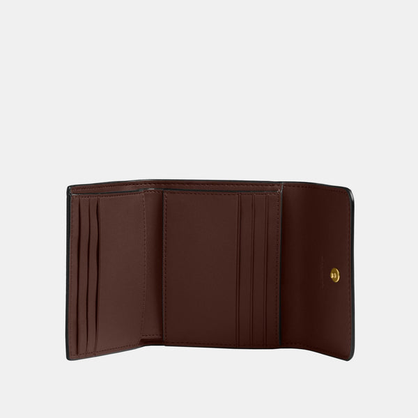 Mila Small Flap Wallet In Signature Canvas