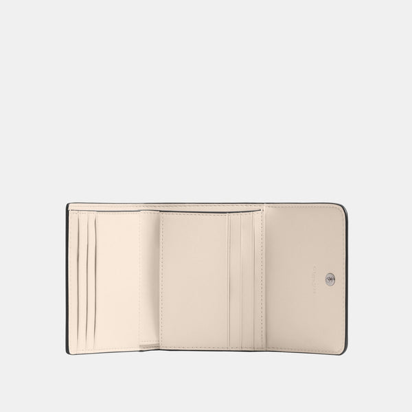 Mila Small Flap Wallet In Signature Canvas