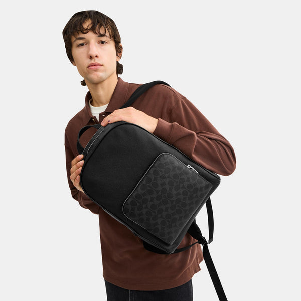 Wade Backpack In Signature Canvas