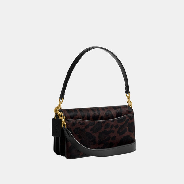 Tabby Shoulder Bag 26 In Haircalf With Leopard Print