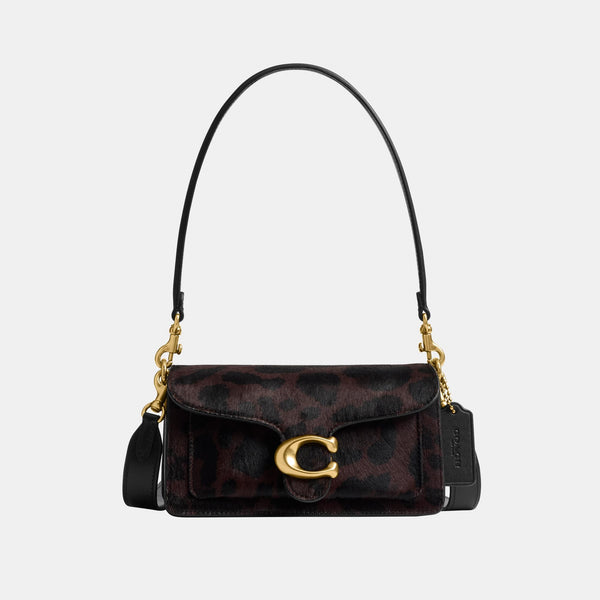 Tabby Shoulder Bag 20 In Haircalf With Leopard Print