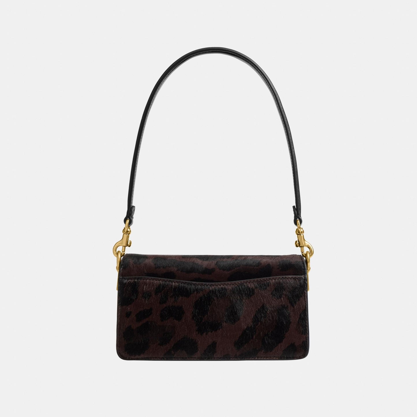 حقيبة كتف "تابي 20" من شعر العجل بنقشة فهد