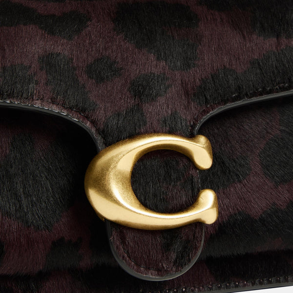 Tabby Shoulder Bag 20 In Haircalf With Leopard Print