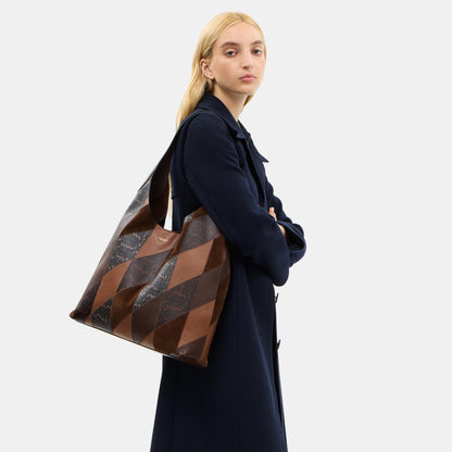 Brooklyn Shoulder Bag 39 With Snakeskin Patchwork