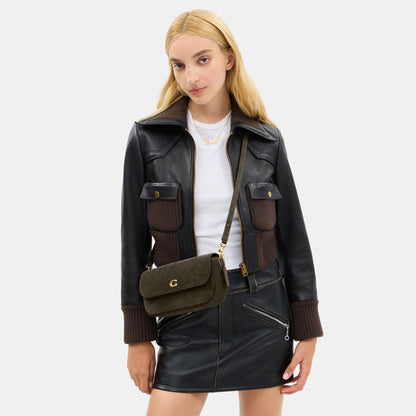 CCD07-Brook Flap Chain Bag-B4/Olive