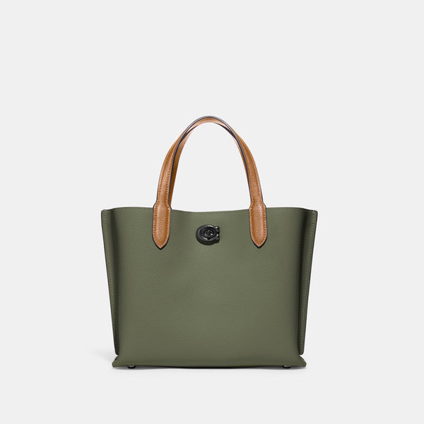 Willow Tote Bag 24 in Colorblock with Signature Canvas Interior