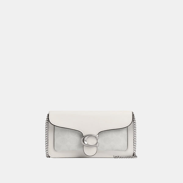 Tabby Chain Clutch In Signature Canvas