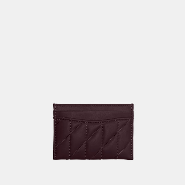Essential Card Case With Pillow Quilting