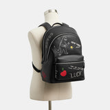 CAJ84-Charter Backpack With Sketch Print-Black Multi.