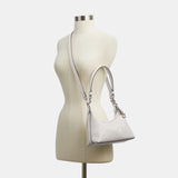 CAM26-JULIET SHOULDER BAG 25 IN SIGNATURE CANVAS-LH/White Chalk