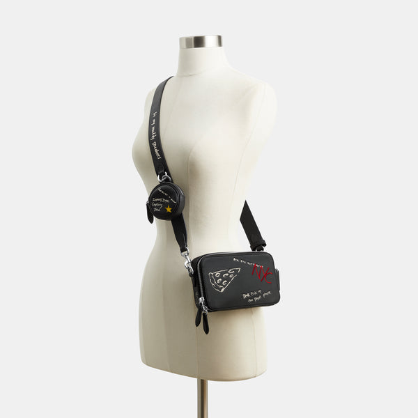 Charter Crossbody Bag 19 With Sketch Print