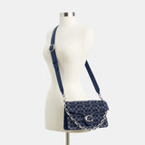 CAN15-Chain Tabby Shoulder Bag In Signature Denim-Lh/Deep Blue Multi