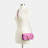 CAN56-Tabby Chain Clutch-B4/Fuchsia.