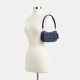 CAN78-Swinger Bag 20 In Signature Denim-Lh/Deep Blue Multi