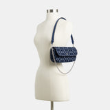 CAT60-Brook Flap Chain Bag In Signature Denim-Lh/Deep Blue Multi