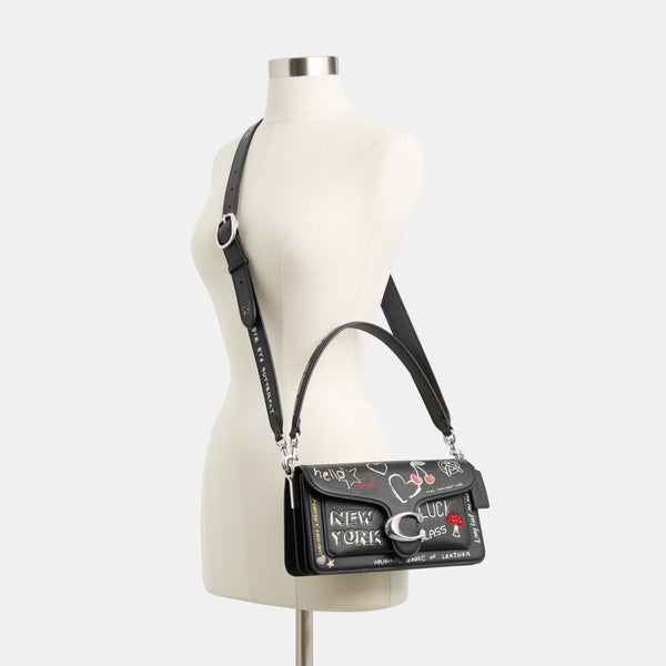 Tabby Shoulder Bag 26 With Sketch Print