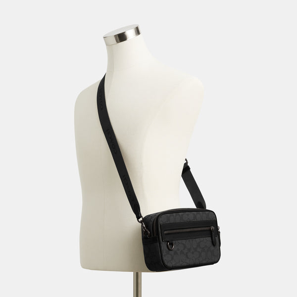 Theo Camera Bag In Signature Jacquard