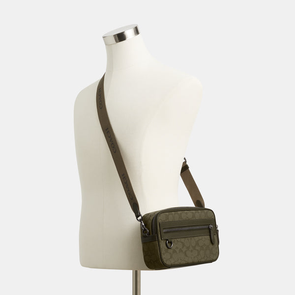 Theo Camera Bag In Signature Jacquard