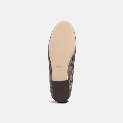 cc888-Hanna Loafer In Signature Jacquard-Oak/Maple