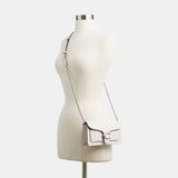 CE774-TABBY CHAIN CLUTCH IN SIGNATURE CANVAS-LH/White Chalk